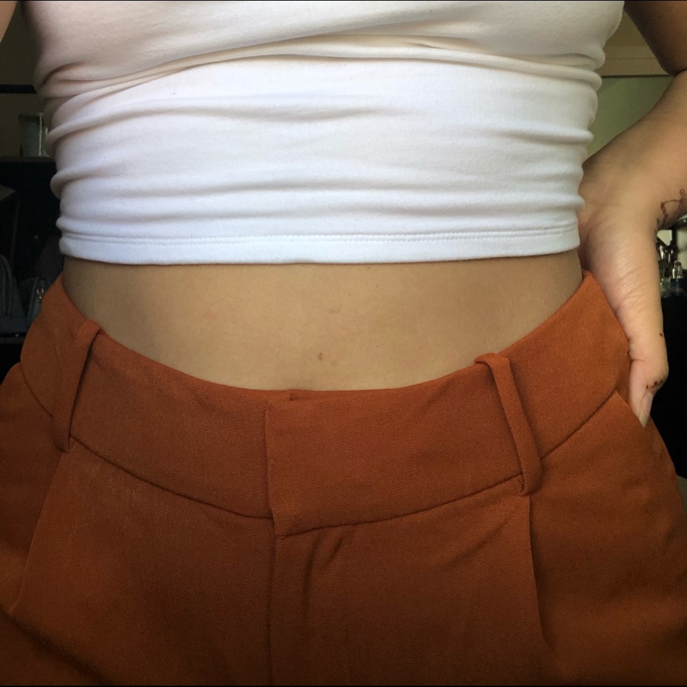 Beautiful orange flare pants